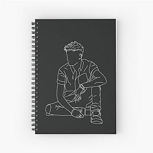 Zayn Malik minimalist print Spiral Notebook