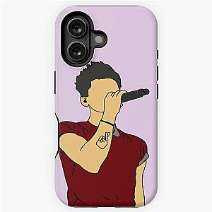 Zayn Malik Microphone Cartoon (Purple) iPhone Tough Case