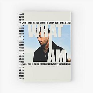 Zayn Malik What I Am Spiral Notebook