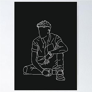 Zayn Malik minimalist print Poster