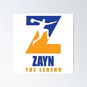 Zayn Custom Player Basketball Your Name The Legend Poster