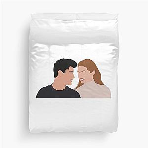 Zayn And Gigi eye contact Duvet Cover