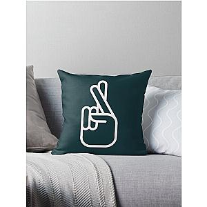 Zayn Malik Tattoo Fingers-crossed tattoo Throw Pillow