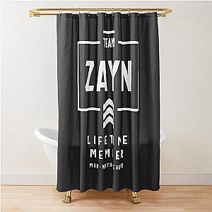 Team Zayn Lifetime Member Funny Name Zayn Shower Curtain