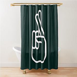 Zayn Malik Tattoo Fingers-crossed tattoo Shower Curtain