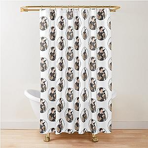 zayn malik singing sticker Shower Curtain