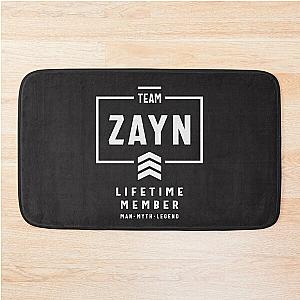 Team Zayn Lifetime Member Funny Name Zayn Bath Mat