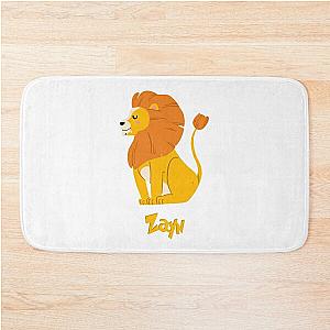 Zayn Lion Baby Boy Wild Animal Name Bath Mat