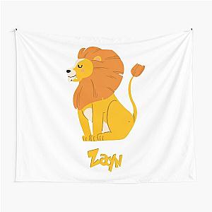 Zayn Lion Baby Boy Wild Animal Name Tapestry