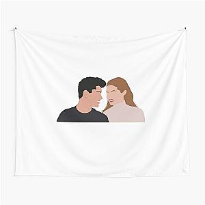 Zayn And Gigi eye contact Tapestry