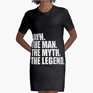 Zayn Name Zayn The Man The Myth The legend Graphic T-Shirt Dress