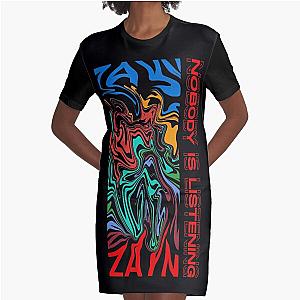 Nobody Is Listening - Zayn Graphic T-Shirt Dress