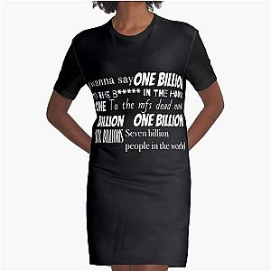 One billion Zayn Malik Graphic T-Shirt Dress