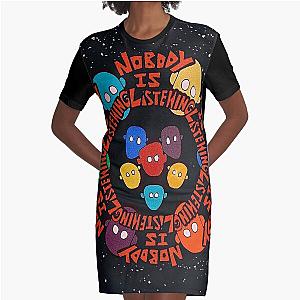 Zayn Nobody Is Listening Graphic T-Shirt Dress