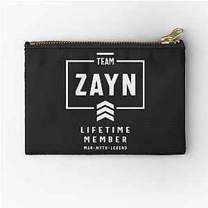 Team Zayn Lifetime Member Funny Name Zayn Zipper Pouch