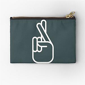 Zayn Malik Tattoo Fingers-crossed tattoo Zipper Pouch