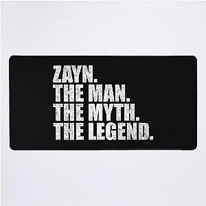 Zayn Name Zayn The Man The Myth The legend Desk Mat