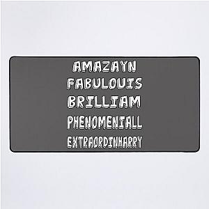 Phenomeniall Amazayn Fabulouis Brilliam Extraordinharry Desk Mat