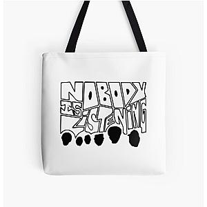 Zayn Malik Nobody Is Listening All Over Print Tote Bag