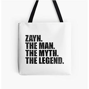 Zayn Name Zayn The Man The Myth The legend All Over Print Tote Bag