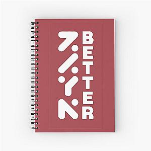 Zayn Malik BETTER , Song + Album T Shirt Design Spiral Notebook