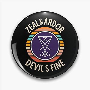 Zeal & Ardor Logo, Devil is Fine Pin