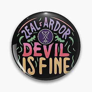 Zeal & Ardor - Devil Is Fine Album Artwork Pin