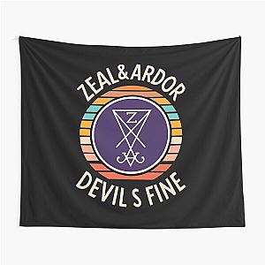 Zeal & Ardor Logo, Devil is Fine Tapestry