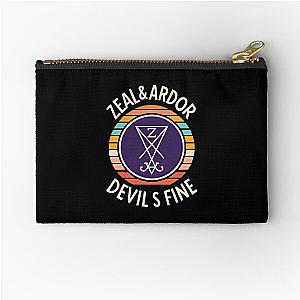 Zeal & Ardor Logo, Devil is Fine Zipper Pouch