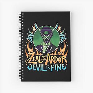 Zeal & Ardor - Devil Is Fine Spiral Notebook