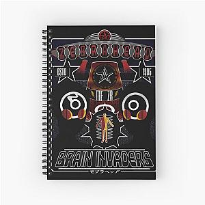 Zebrahead Brain Invaders  Spiral Notebook