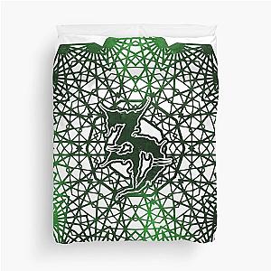 Zeds Dead Mandala Green Duvet Cover