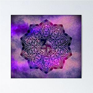 Zeds Dead Mandala Purple Poster