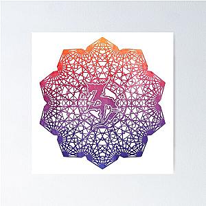 Zeds Dead Mandala Watercolor Poster