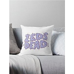 Zeds Dead Merch Zeds Dead Logo Throw Pillow