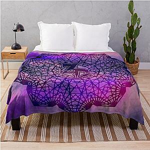 Zeds Dead Mandala Purple Throw Blanket