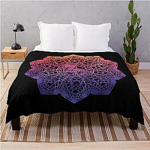 Zeds Dead Mandala Watercolor Throw Blanket