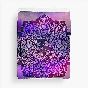 Zeds Dead Mandala Purple Duvet Cover