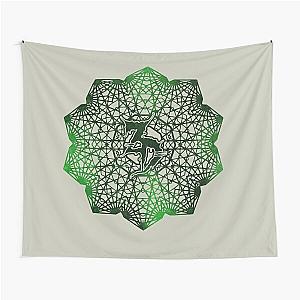 Zeds Dead Mandala Green Tapestry