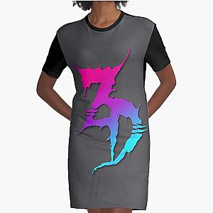 ZD Zeds Dead Logo Fan Art Design Graphic T-Shirt Dress