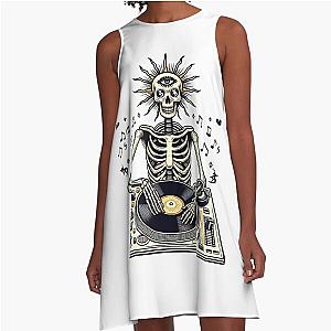 Zeds Dead Skeleton Edm A-Line Dress