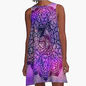 Zeds Dead Mandala Purple A-Line Dress