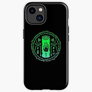 Tears of the Kingdom - Zonai Hand Glyph - Green and Blue Gradient iPhone Tough Case RB1608