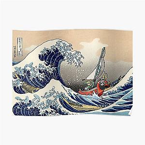 Japanese Anime Classic Great Wave Poster RB1608