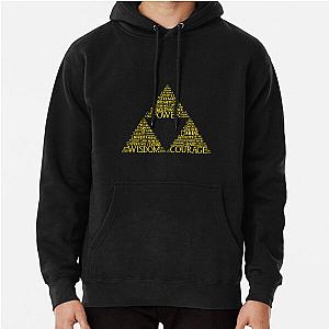 Black Synonymous Pullover Hoodie RB1608