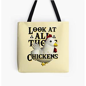 Look at all those Cuccos!  All Over Print Tote Bag RB1608