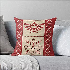 Nerdy Christmas Sweater: Zelda Throw Pillow RB1608