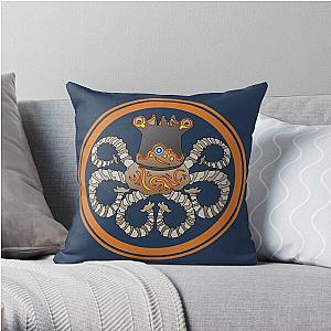 Hydra Guardian Orange Throw Pillow RB1608