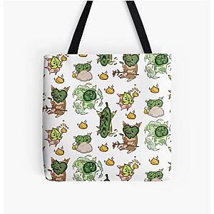 Koroks and Korok Seeds Pattern All Over Print Tote Bag RB1608