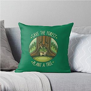 Save the Forest - Plant a Tree  Throw Pillow RB1608